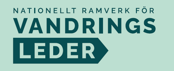 Logotype för Nationellt ramverk för vandringsleder.