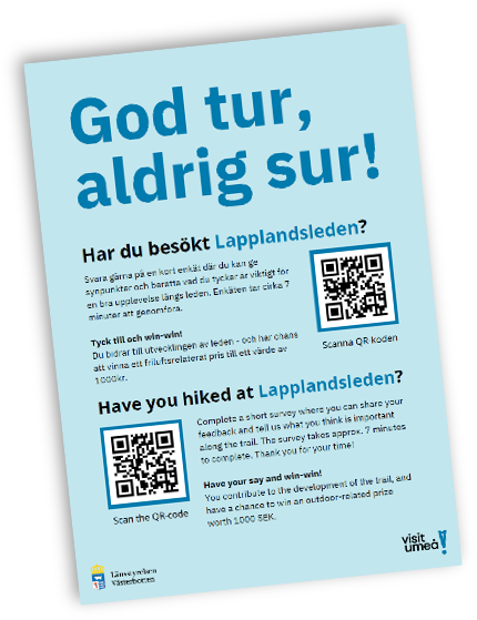 Bild på affisch för enkät när den genomfördes 2024.